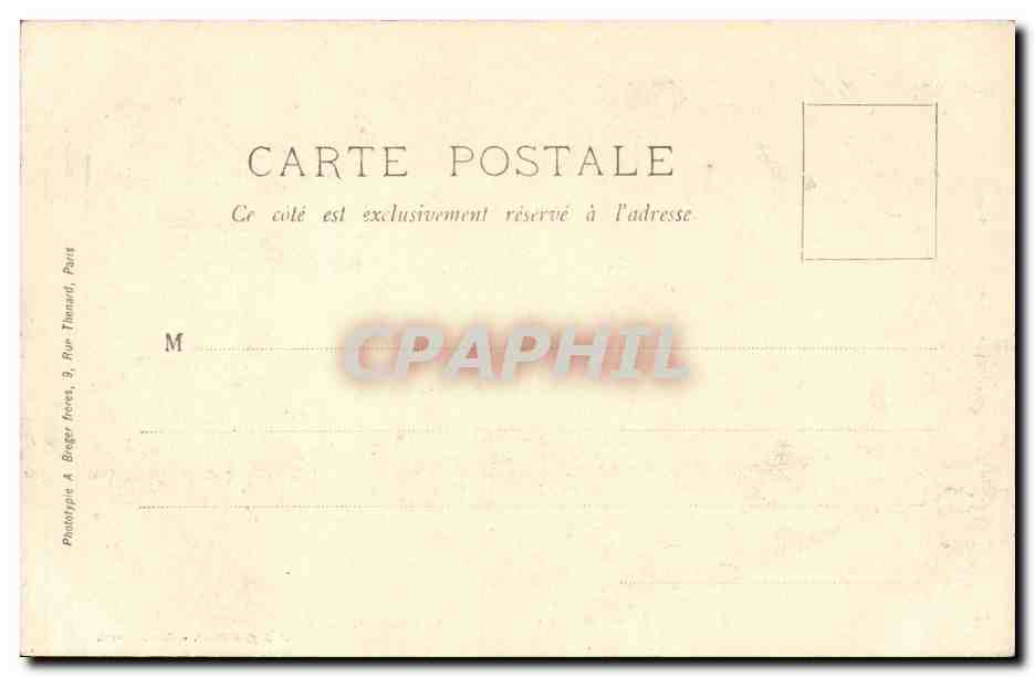 Briis sous Forges CPA Chateau de Frileuse — Rückseite