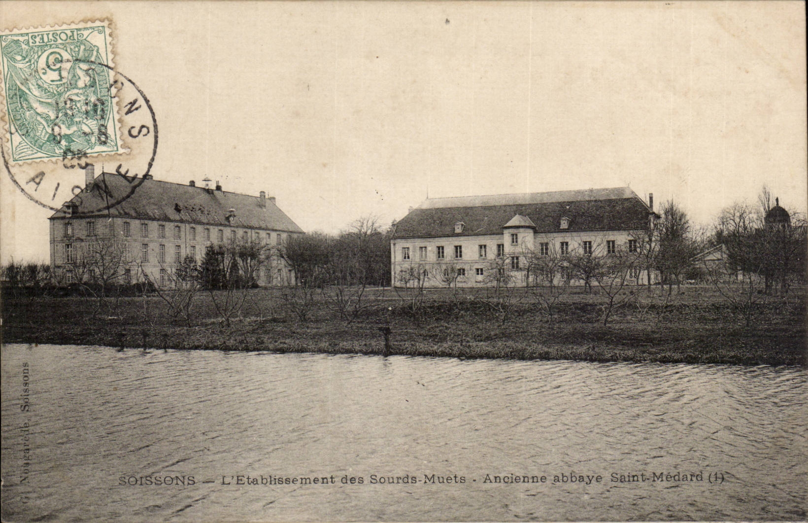 Soissons — L'Établissement des Sourds-Muets — Ancienne abbaye Saint-Médard (1)