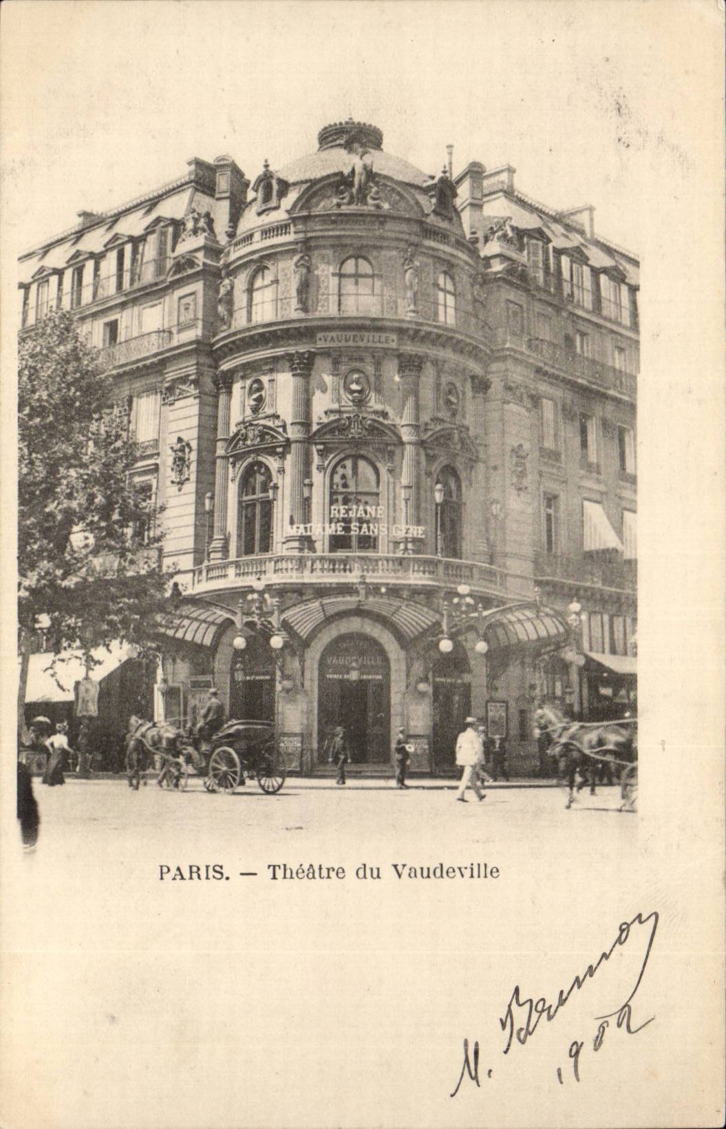 Paris CPA Theatre du VAudeville (Rejane Madame Sans Gene)