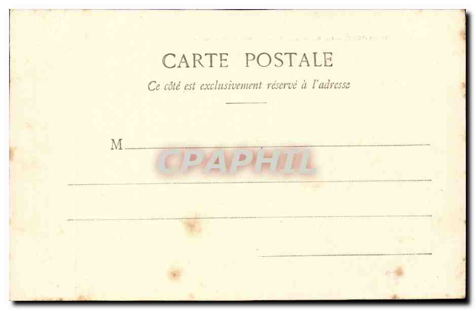 Toulouse CPA La nouvelle rue de la Metz prolongee — Rückseite