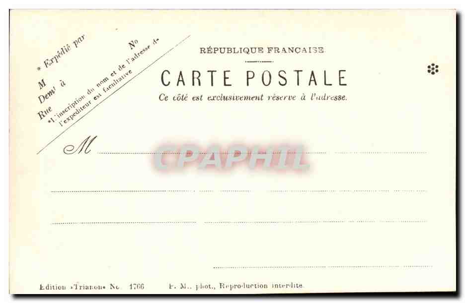 CPA Orsay Guichet — Back