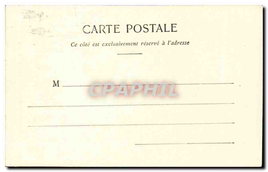 Paris CPA Hotel de la Valette — Rückseite