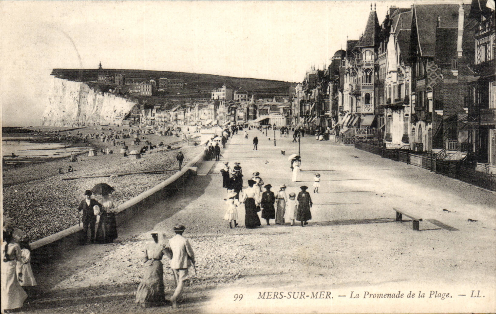MERS-SUR-MER — La Promenade de la Plage — LL. — n°99