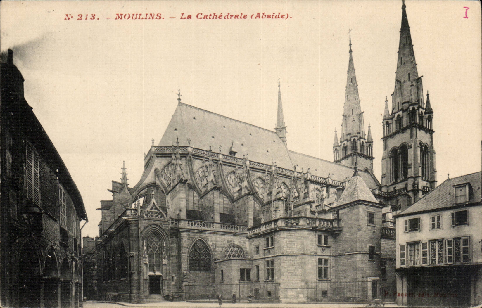 Moulins - La Cathedrale - CPA 