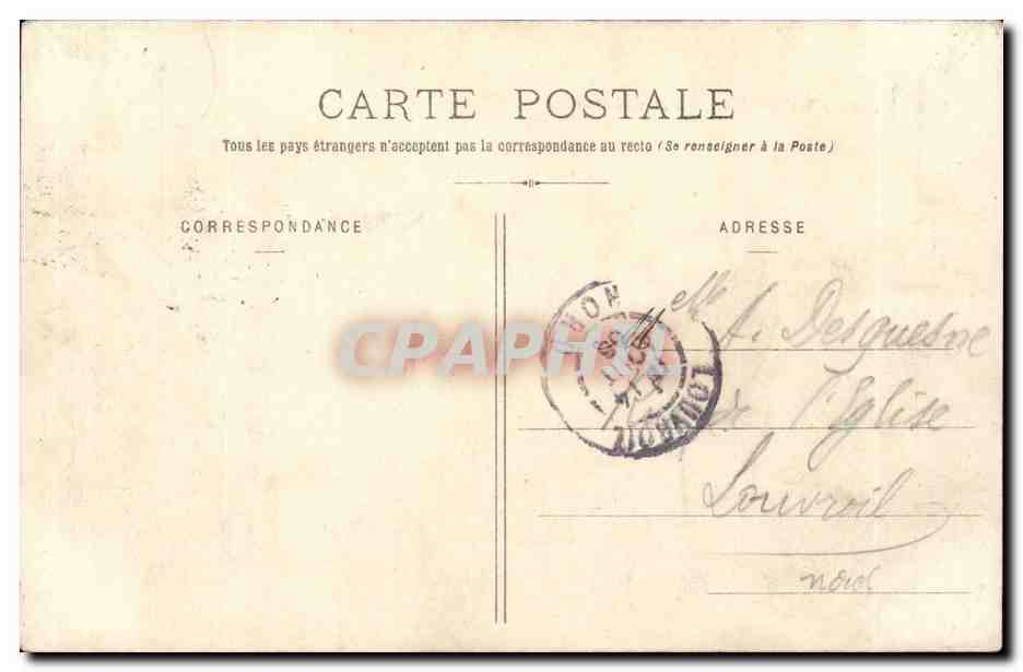 Wimereux - Le Fort de Croï — L.D., B., 161. — Reverso