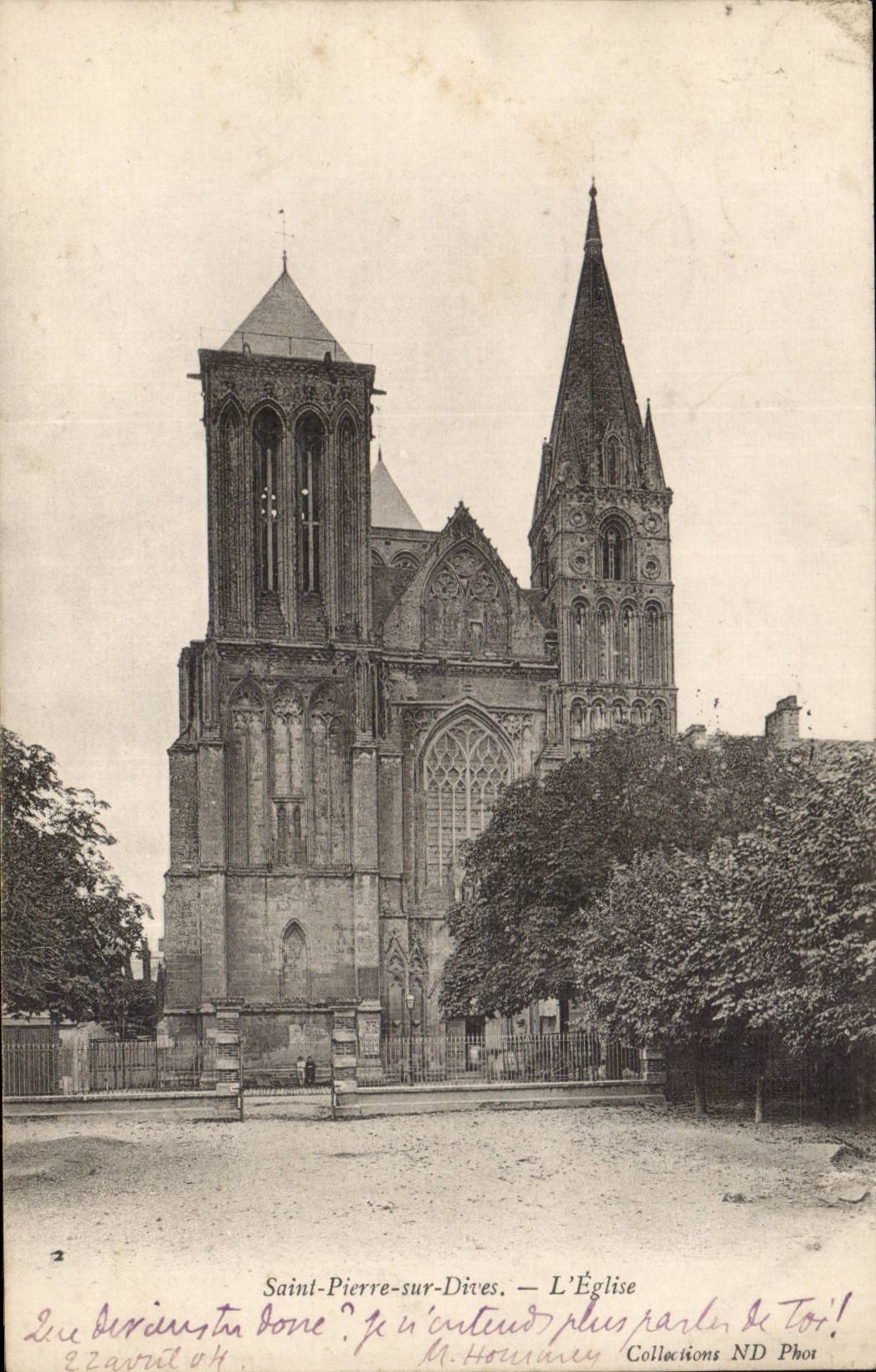 Saint Pierre sur Dives - L'Eglise - CPA 