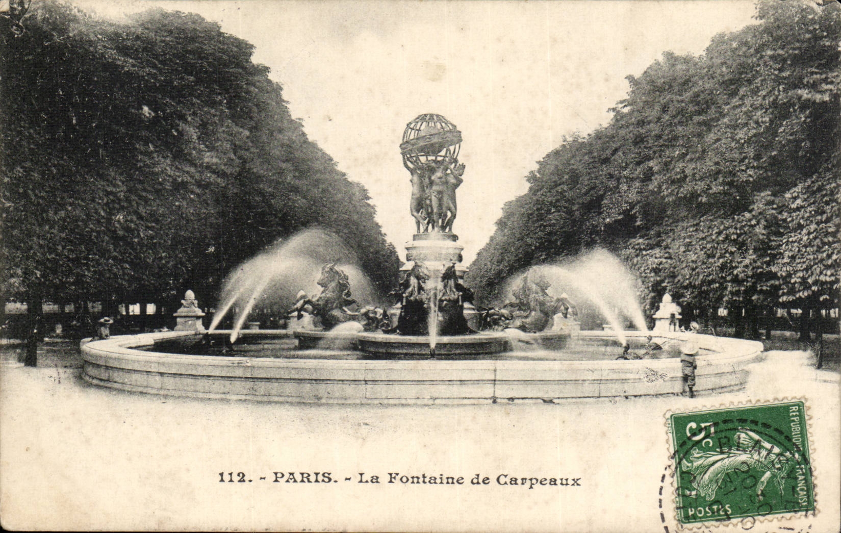 Paris 6 - La Fontaine de Carpeaux - CPA 