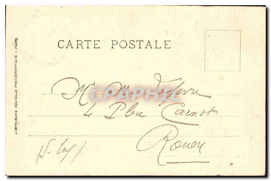 Vichy - Perspective de Etablissement Thermal - Argentee - CPA  — Rückseite