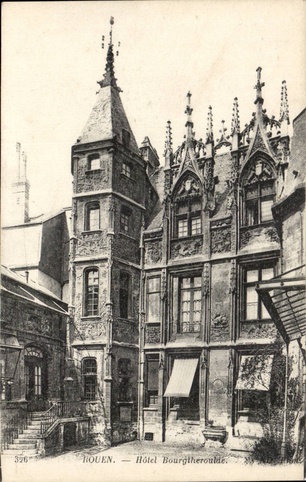 Rouen - Hotel Bourgtheroulde - CPA 