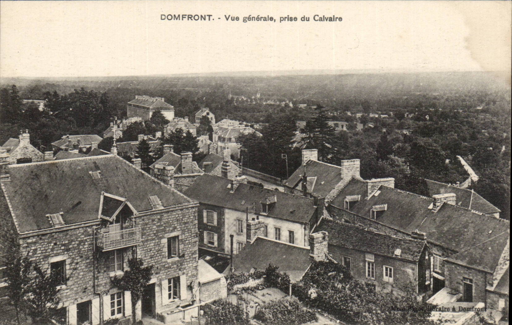 Domfront - Vue Generale prise du Calvaire - CPA 