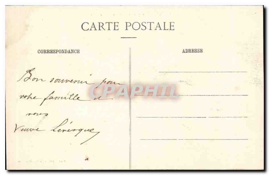 Domfront - Vue Generale prise du Calvaire - CPA  — Rückseite