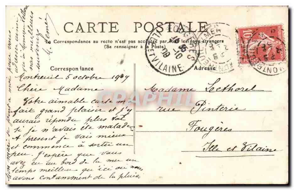 Montreuil-sur-Mer — Der Eingang zur Zitadelle — Pas-de-Calais 126 — Rückseite