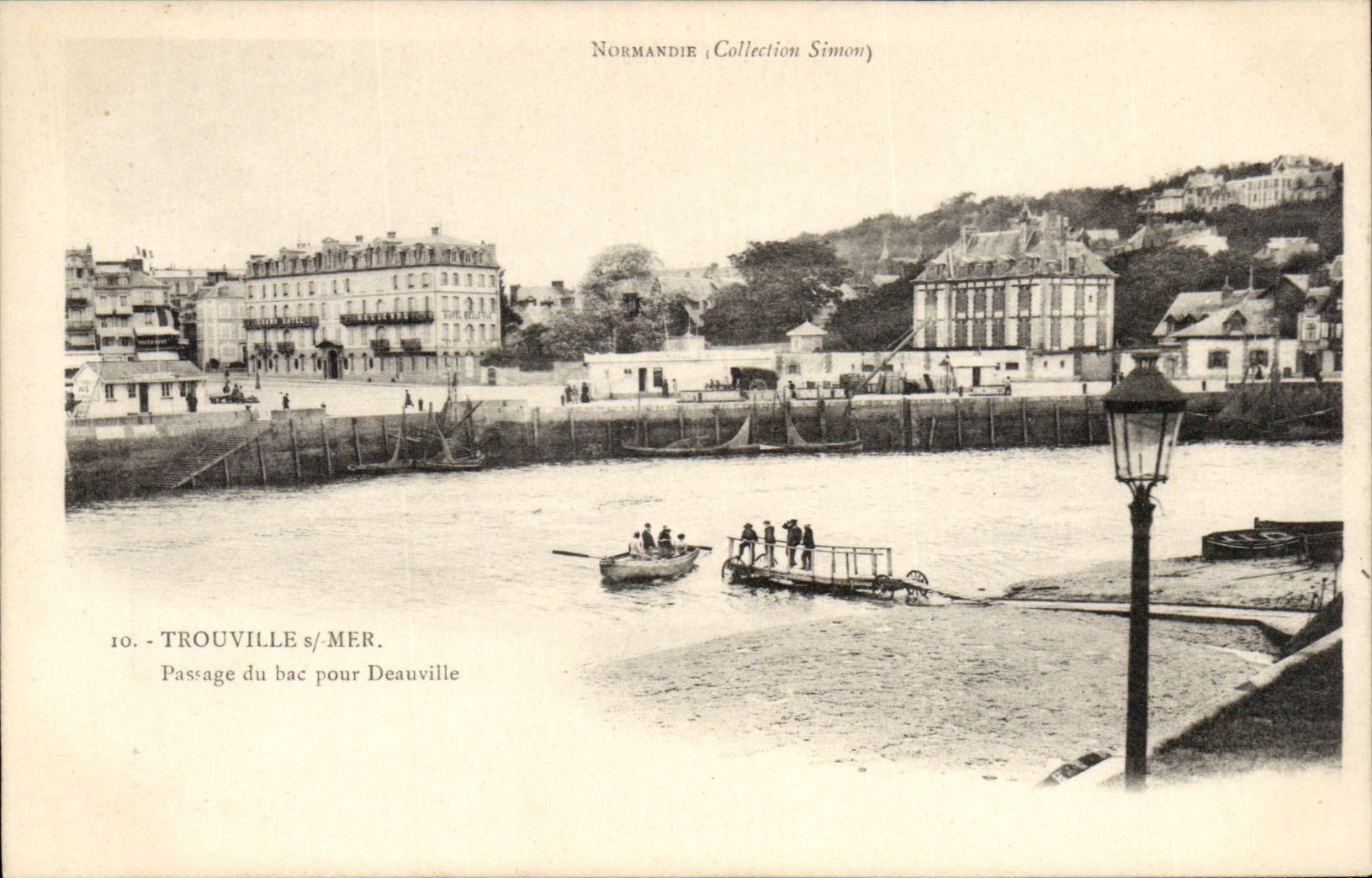 Trouville-sur-Mer — Passage du bac pour Deauville — Collection Simon, n°10