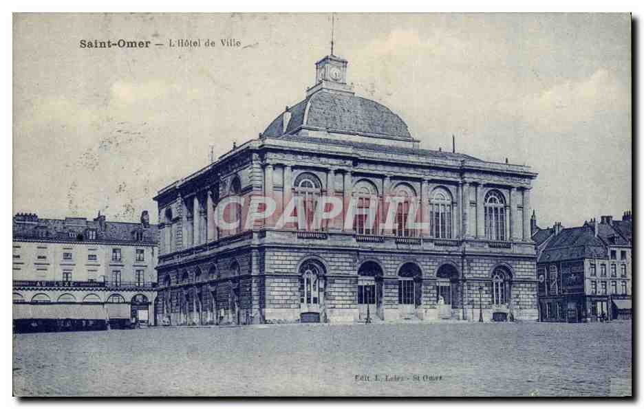 saint Omer - L'Hotel de Ville - CPA 