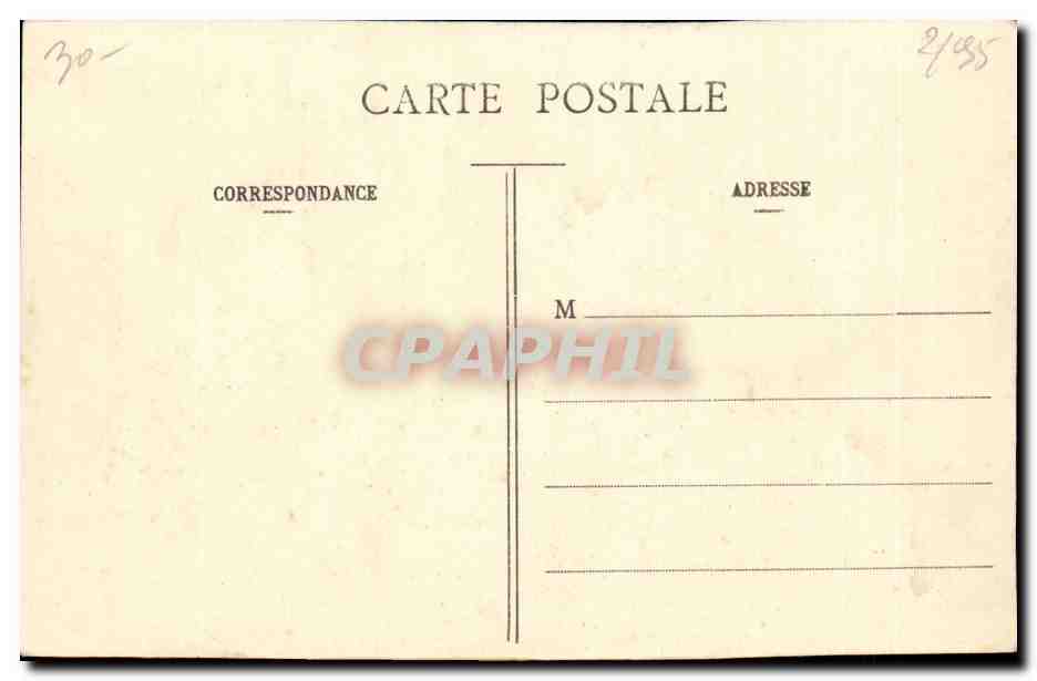 Paris CPA EGlise d'Auteuil — Rückseite