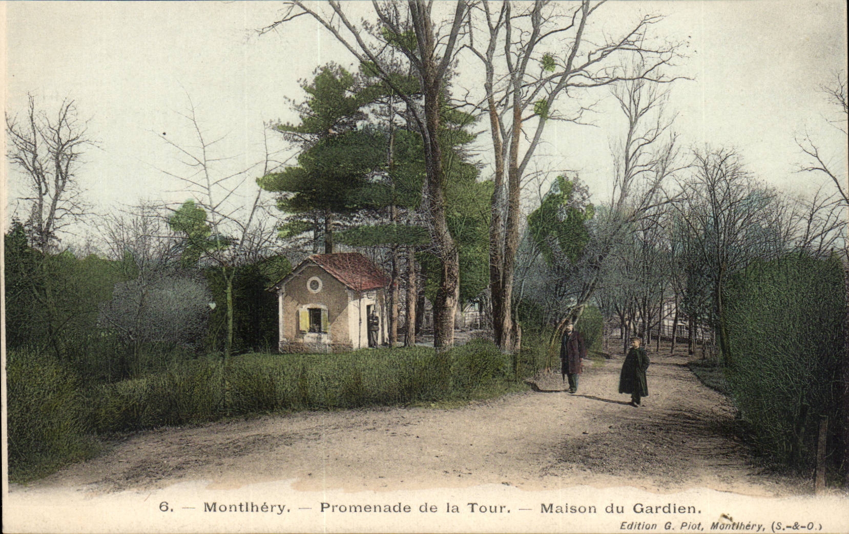 Montlhéry — Promenade de la Tour — Maison du Gardien — Édition G. Piot, Montlhéry (S.&O.)