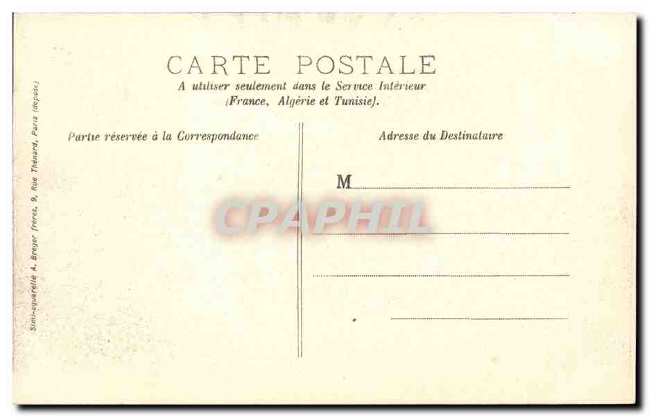 Montlhéry — Promenade de la Tour — Maison du Gardien — Édition G. Piot, Montlhéry (S.&O.) — Verso