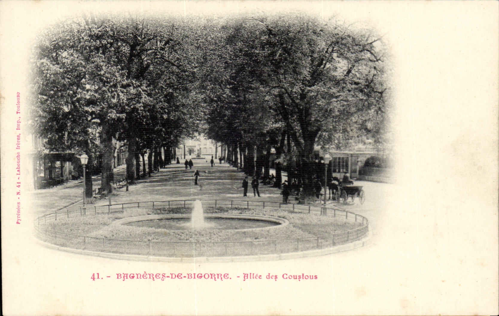 Bagnères-de-Bigorre — Allée des Couzious — Labouche Frères, Toulouse