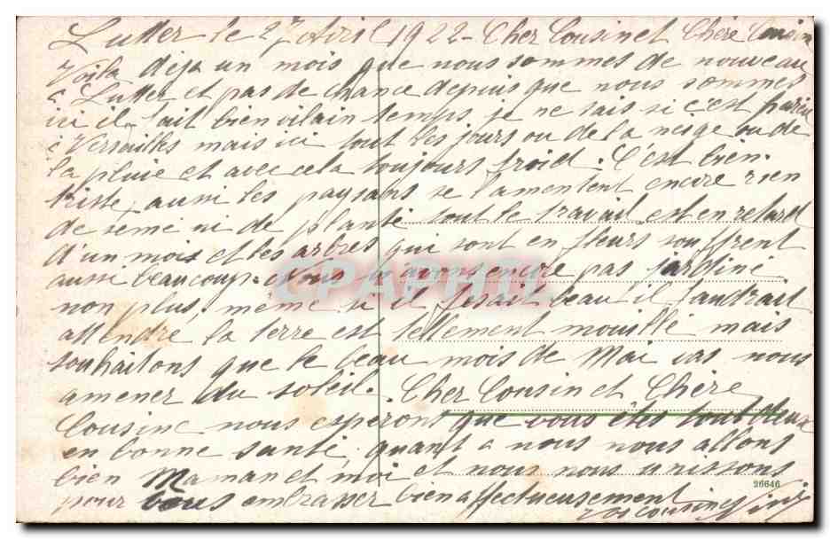Suisse CPA Basel Rhein mit Munster — Rückseite