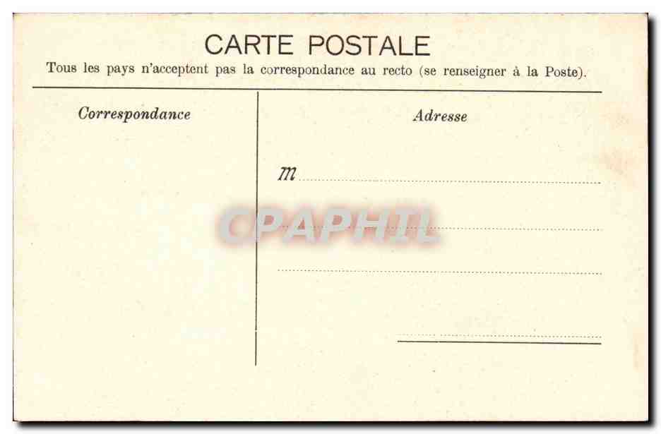 Suisse Geneve CPA L'universite — Verso