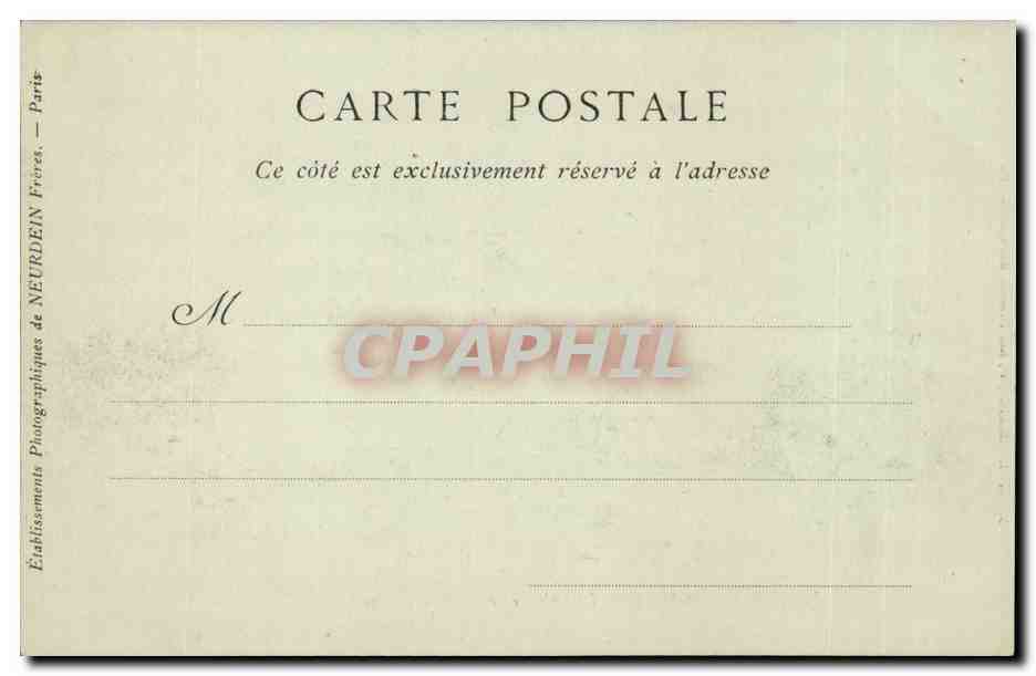 Boulogne-sur-Mer — La Colonne de la Grande Armée — Maison GROSELLIER, 49, Rue Thiers — Verso