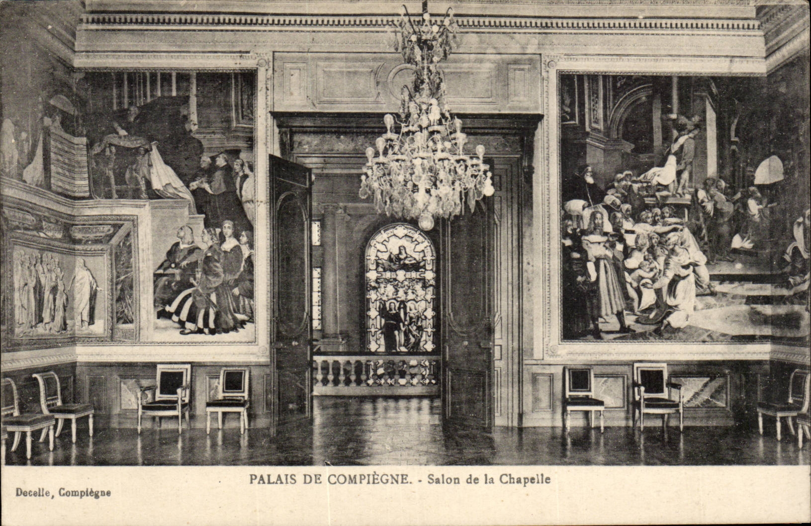 CPA Palais de Compiegne Salon de la chapelle