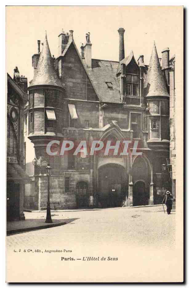 Paris 4 - L' Hotel de Sens - CPA 