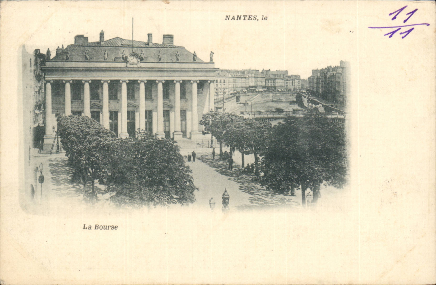 Nantes - La Bourse - CPA 