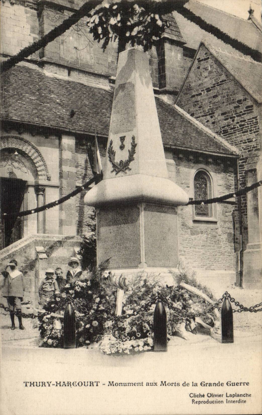 Thury Harcourt - Monument aux Morts de la Grande Guerre - CPA 