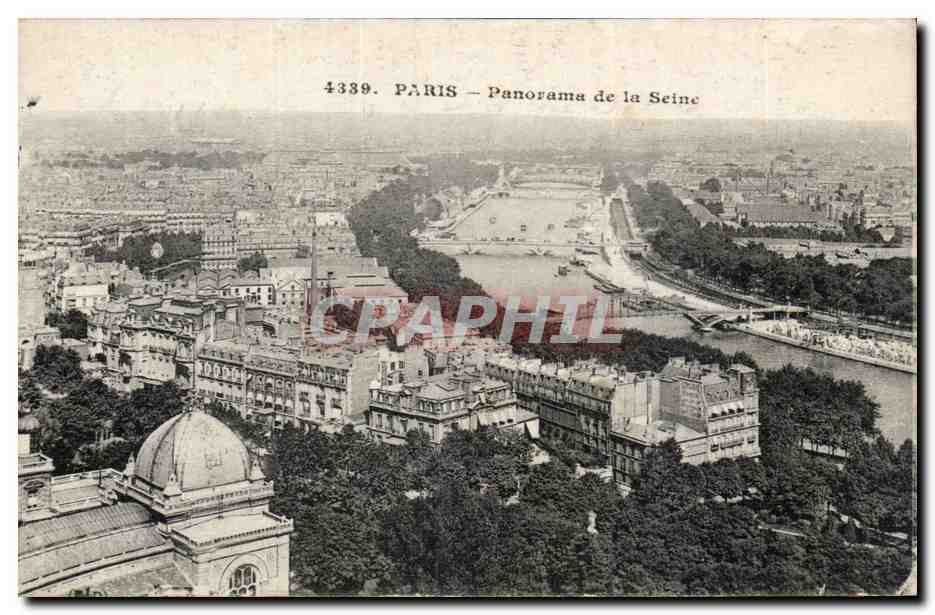 Paris - Panorama de la Seine - CPA 