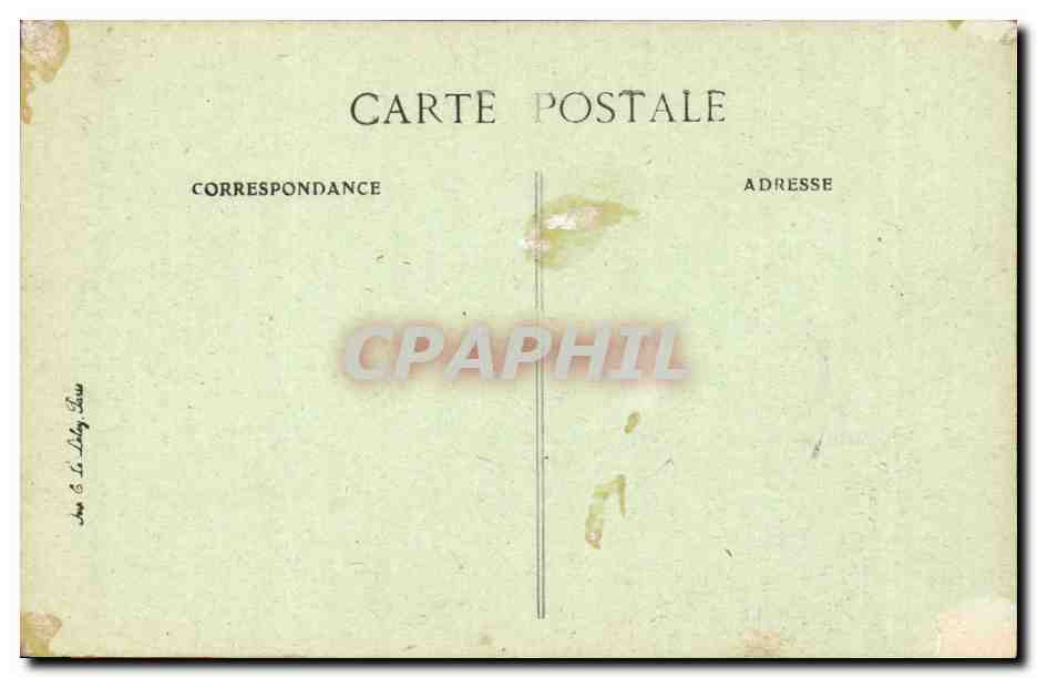 Paris - Panorama de la Seine - CPA  — Rückseite