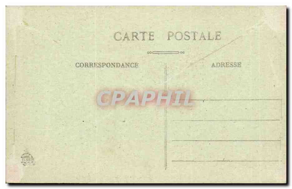 Lyon - Palais de la Bourse - le Rhone et la saone - bas relief - CPA  — Verso