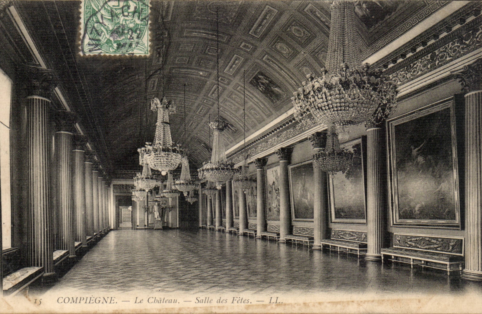 Compiegne - Le Chateau - Salle des Fetes - CPA 
