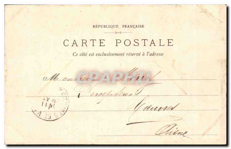 Compiegne - Le Chateau - Salle des Gardes - CPA  — Verso