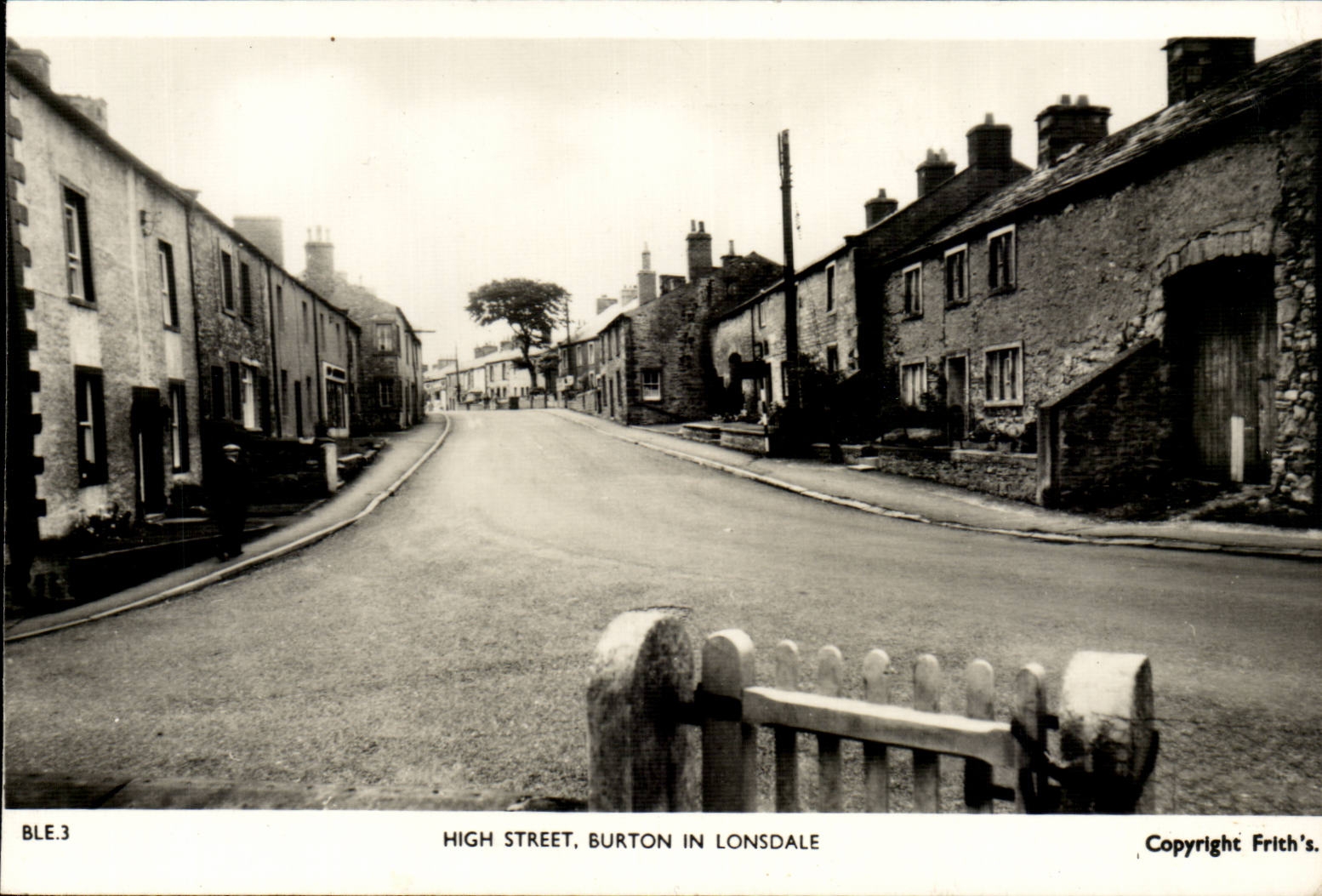 Grande Bretagne Great BRitain CPA High street Burton in Lonsdale 