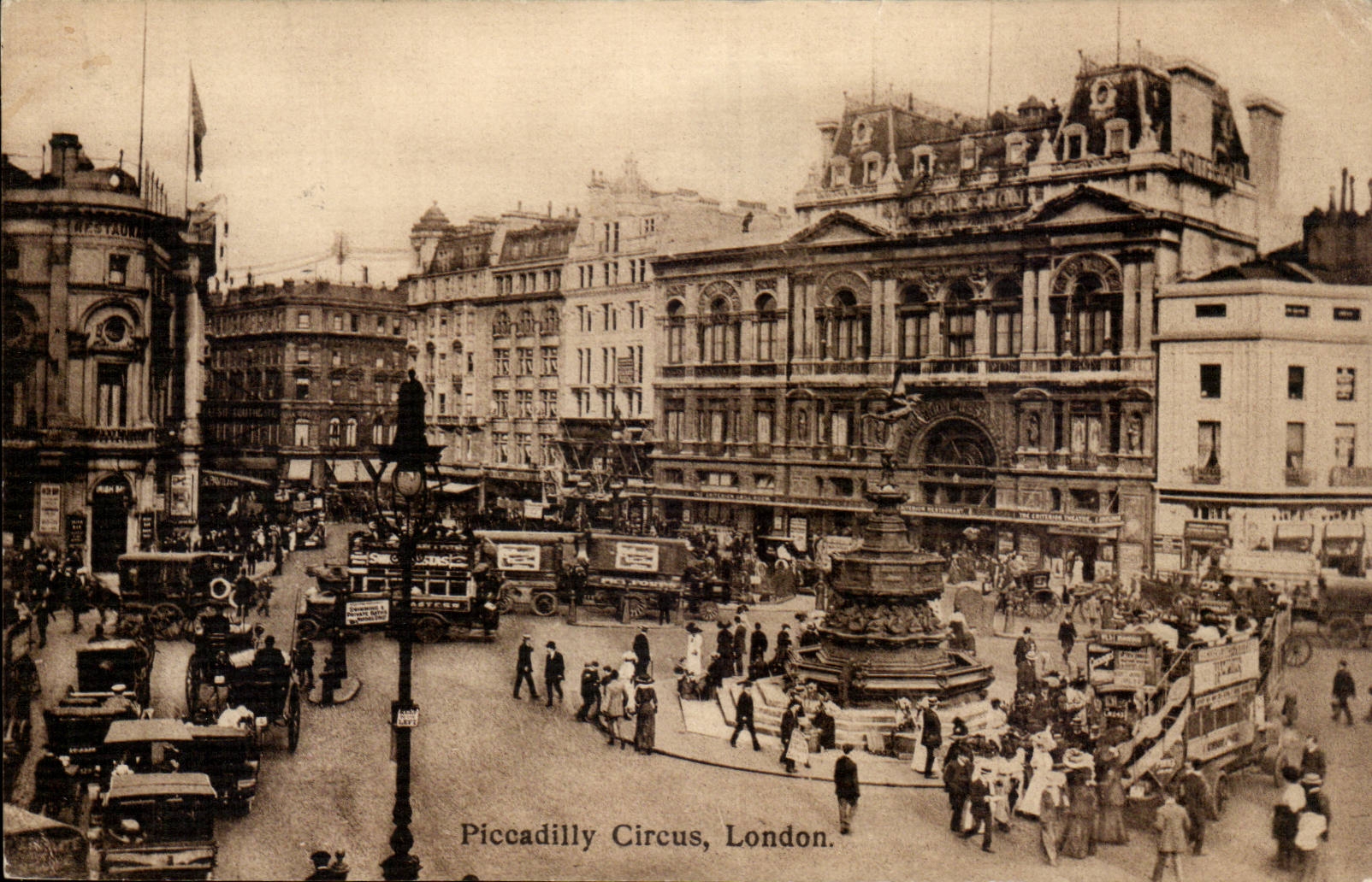 Grande Bretagne Great BRitain CPA London Londres Piccadilly Circus