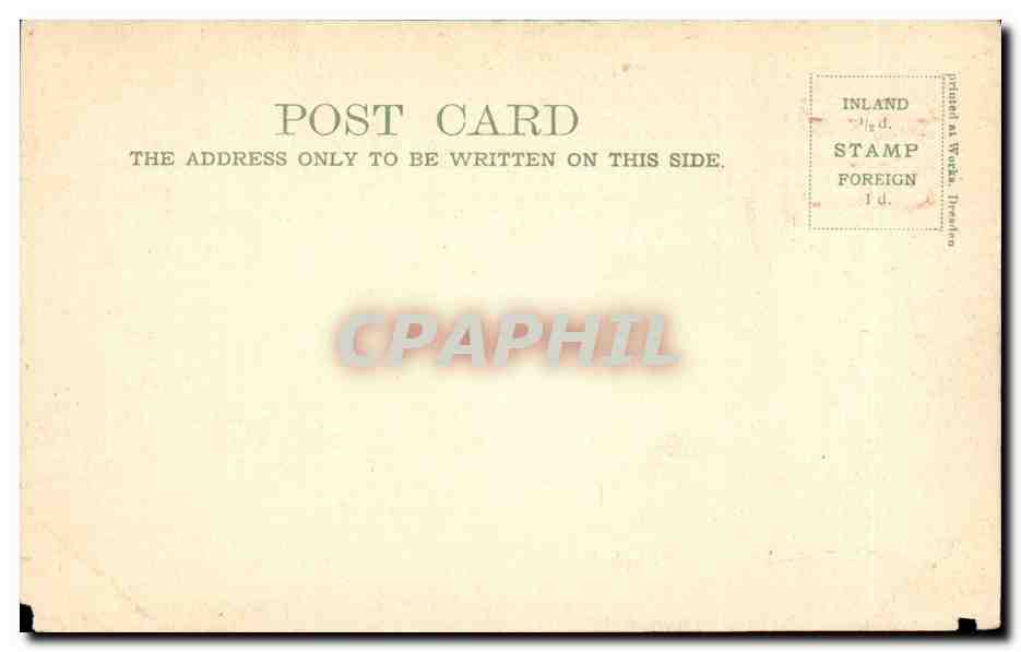 Grande Bretagne Great BRitain CPA Winchester The front Winchester cathedral — Rückseite