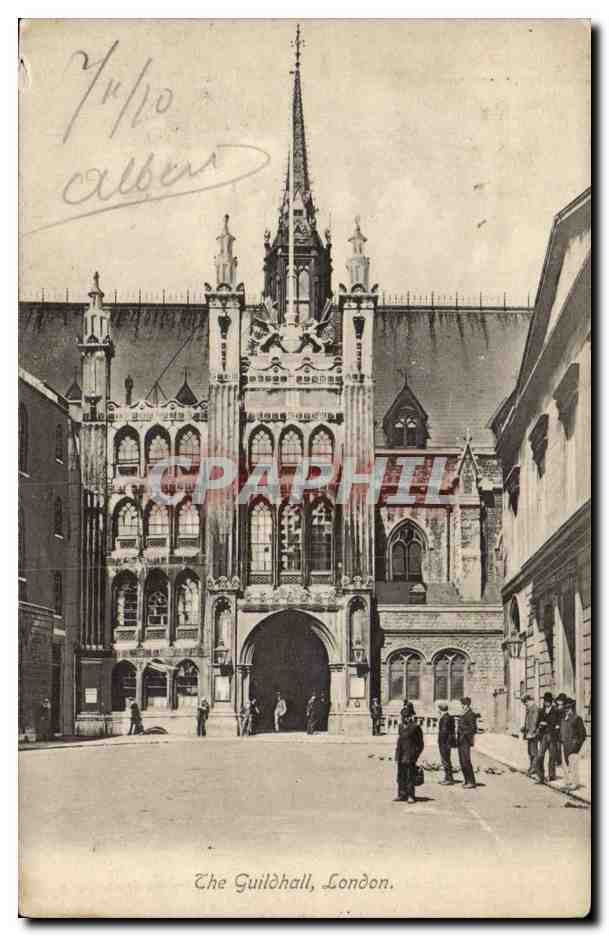 Grande Bretagne Great BRitain CPA The guildhall London Londres