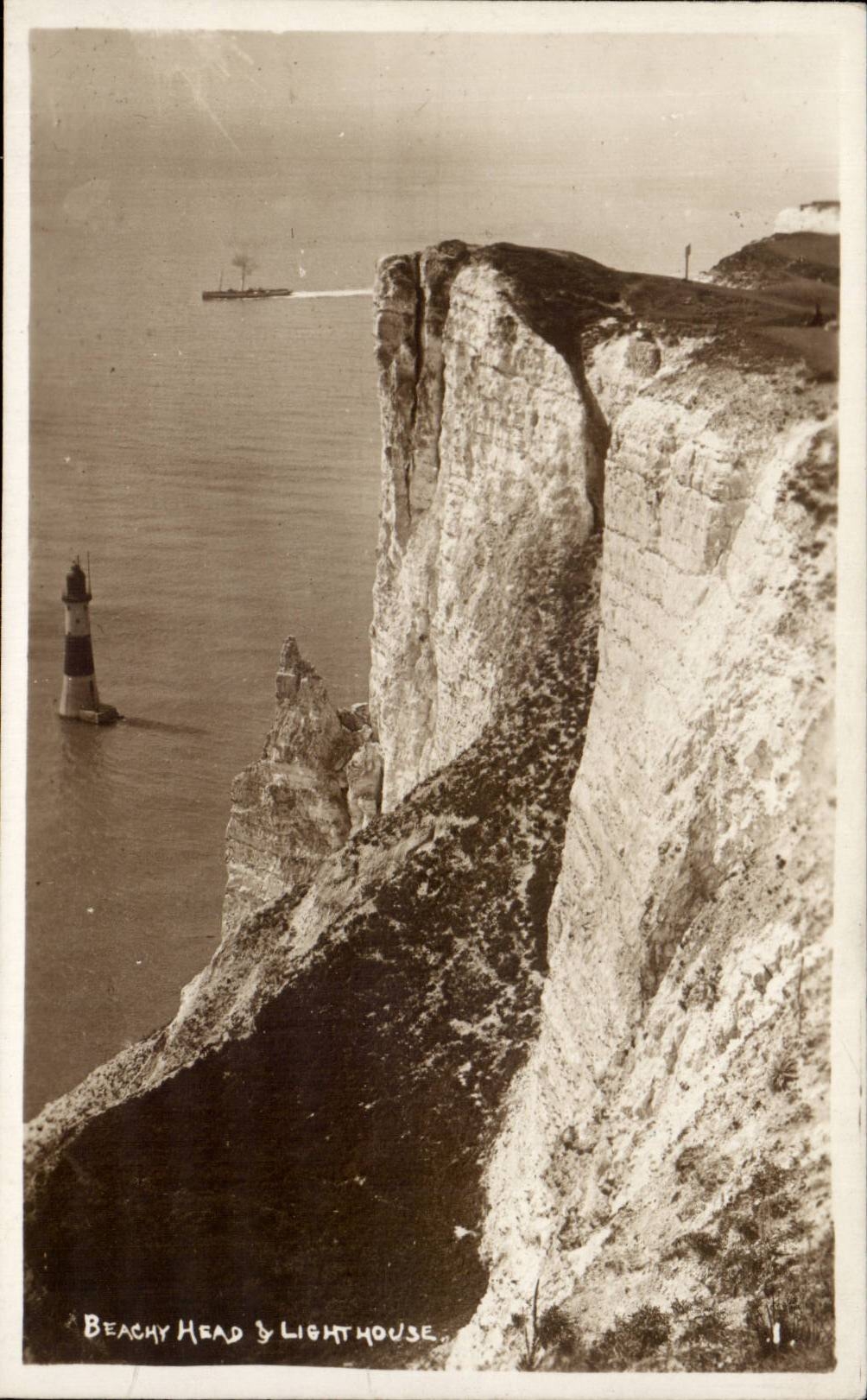 Grande Bretagne Great BRitain CPA Beachy head & lighthouse (phare)