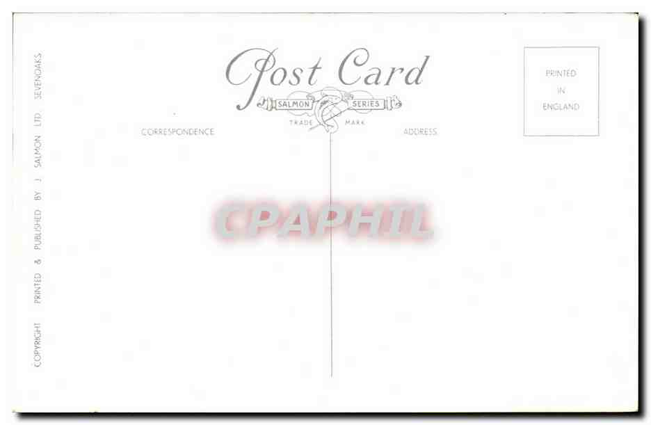 Grande Bretagne Great BRitain CPA The marine Hall Fleetwood — Rückseite
