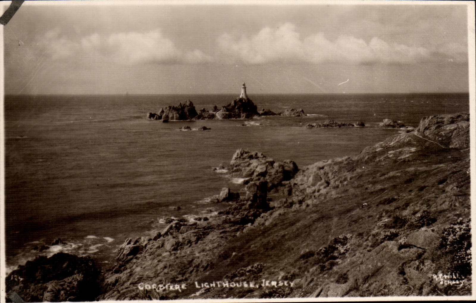 Grande Bretagne Great BRitain CPA Jersey Lighthouse phare