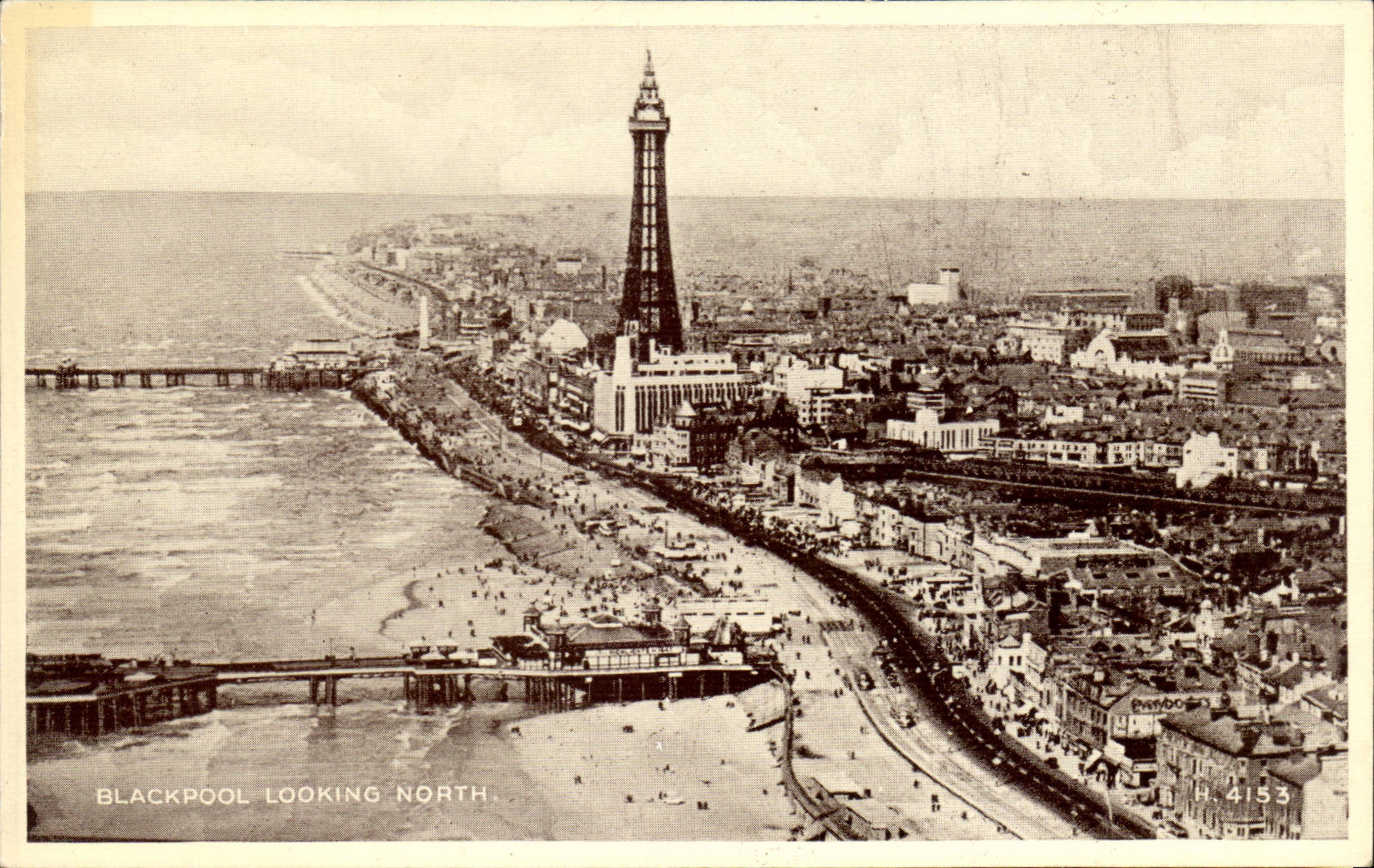 Grande Bretagne Great BRitain CPA looking North Blackpool