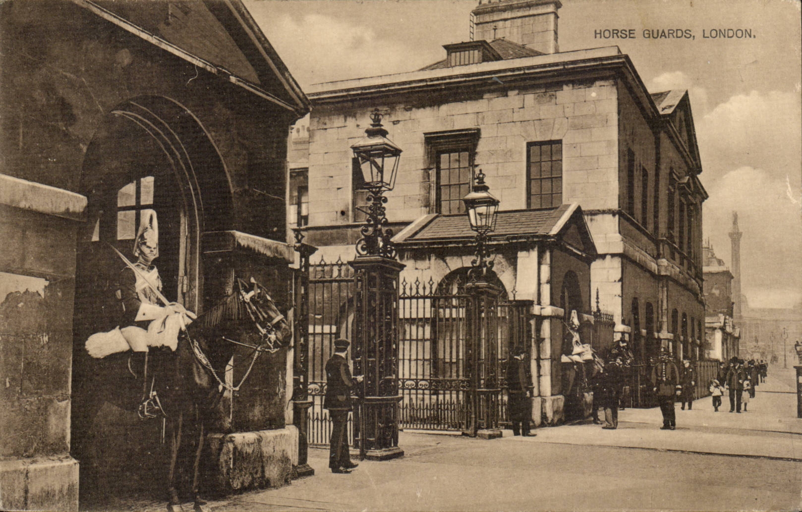 Grande Bretagne Great BRitain CPA London Londres Horse guards