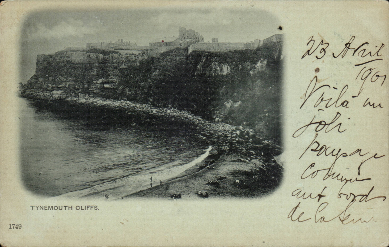 Grande Bretagne Great BRitain CPA Tynemouth cliffs