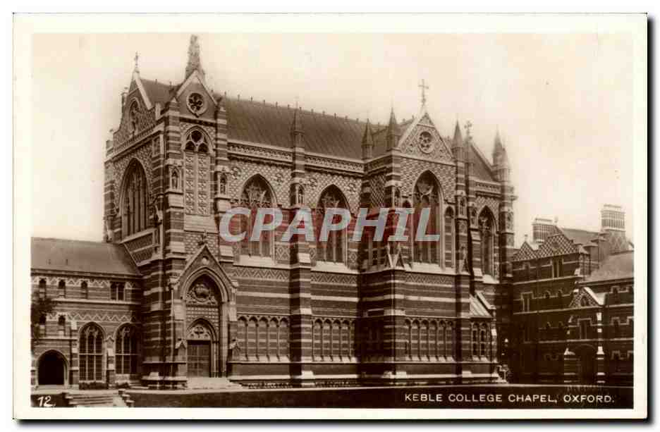 Grande Bretagne Great BRitain CPA Keble college chapel Oxford