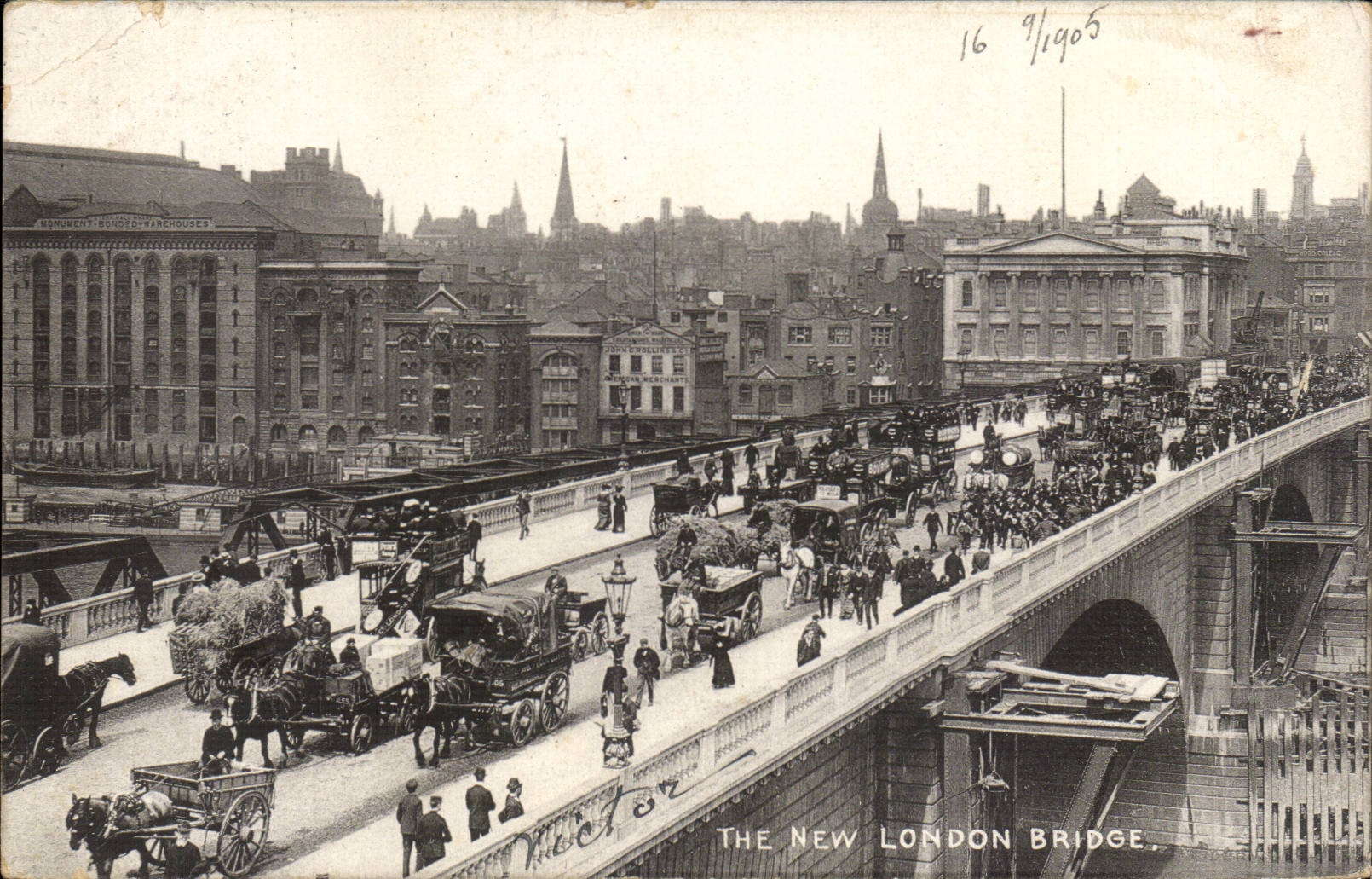 Grande Bretagne Great BRitain CPA Londres London The new London bridge