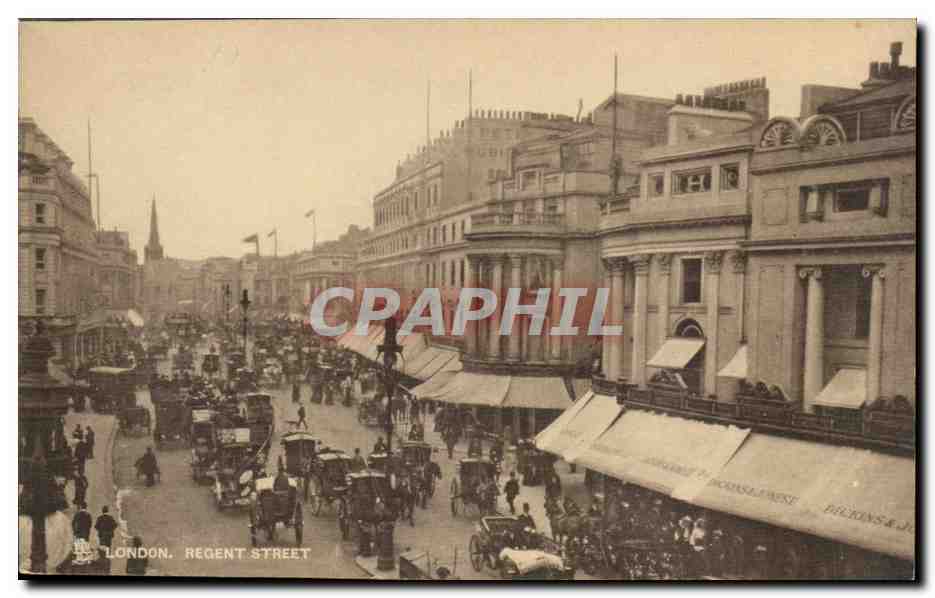 Grande Bretagne Great BRitain CPA Londres London regent Street