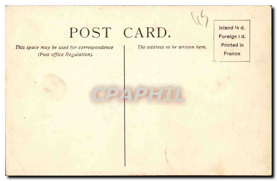 Grande Bretagne Great Britain CPA London Londres The General Post office and St Martin's le Grand — Rückseite