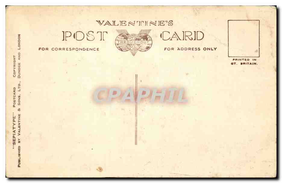Grande Bretagne Great Britain CPA Stonebow Lincoln  — Rückseite