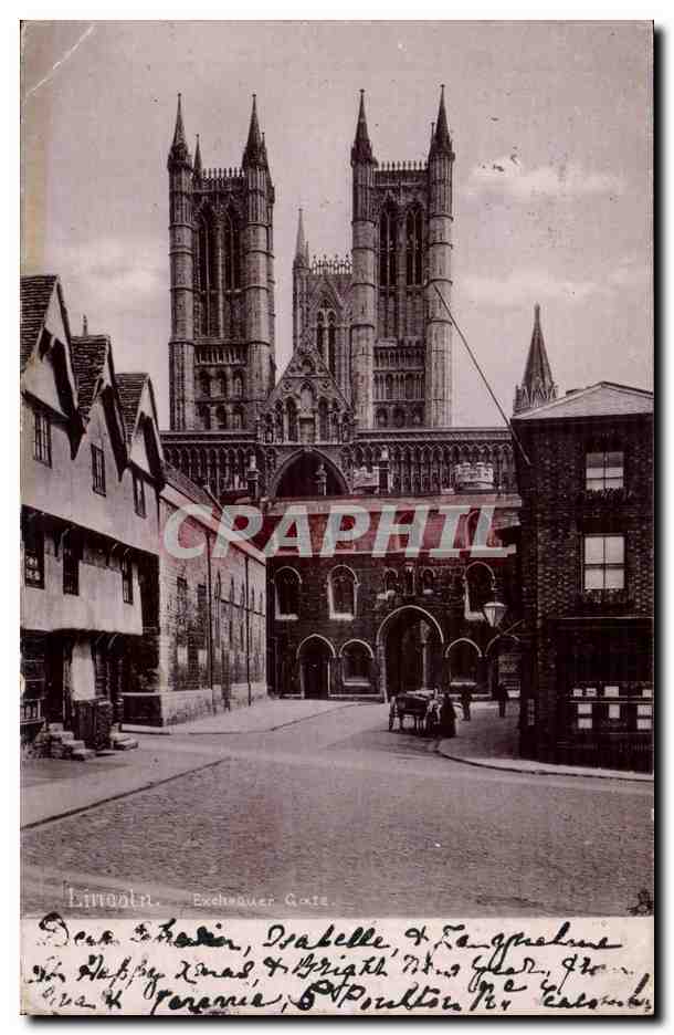 Grande Bretagne Great Britain CPA Lincoln Exchequer Gate
